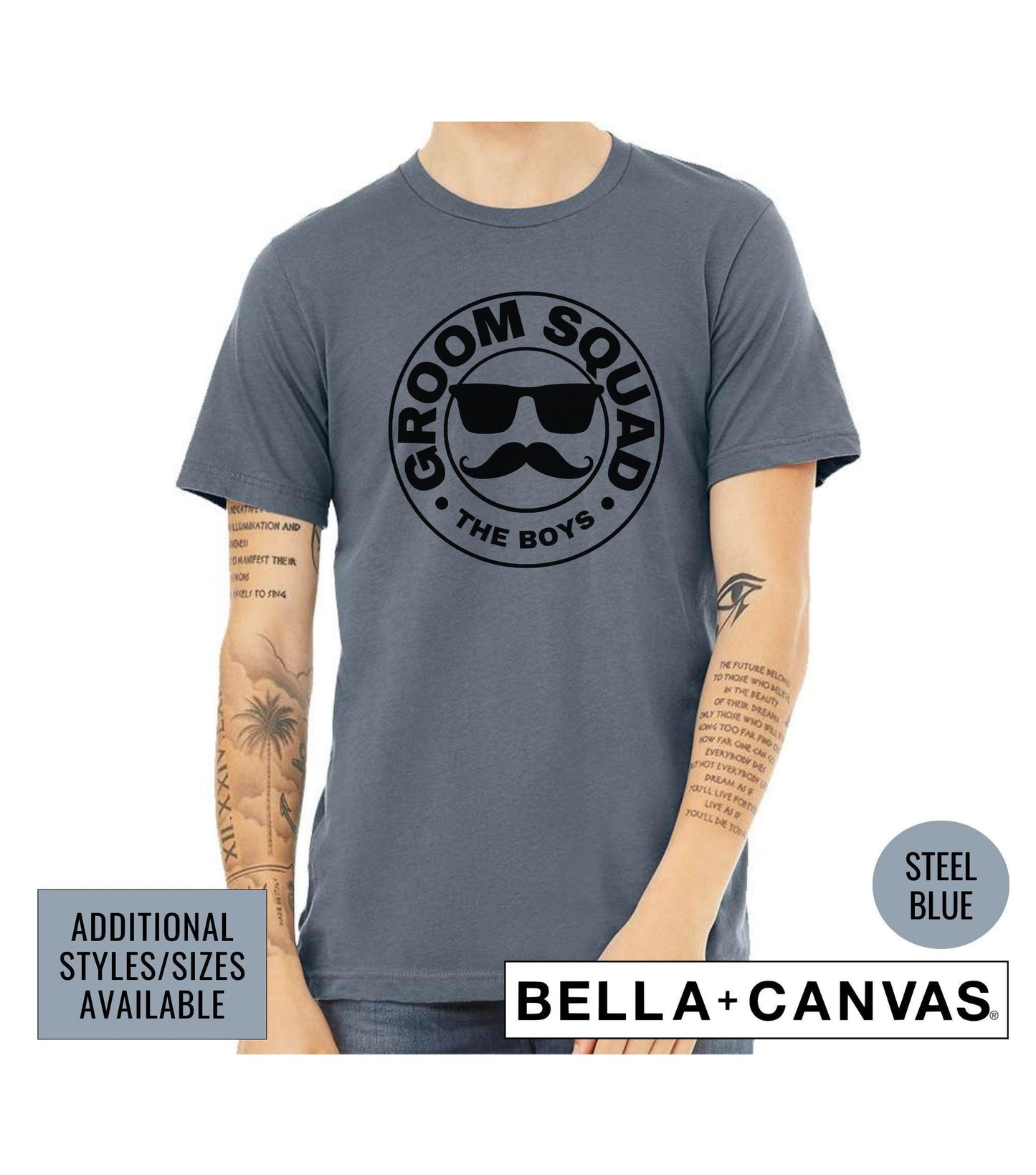 Groom Squad Wedding Bachelor Party Matching Men's Graphic T-Shirt