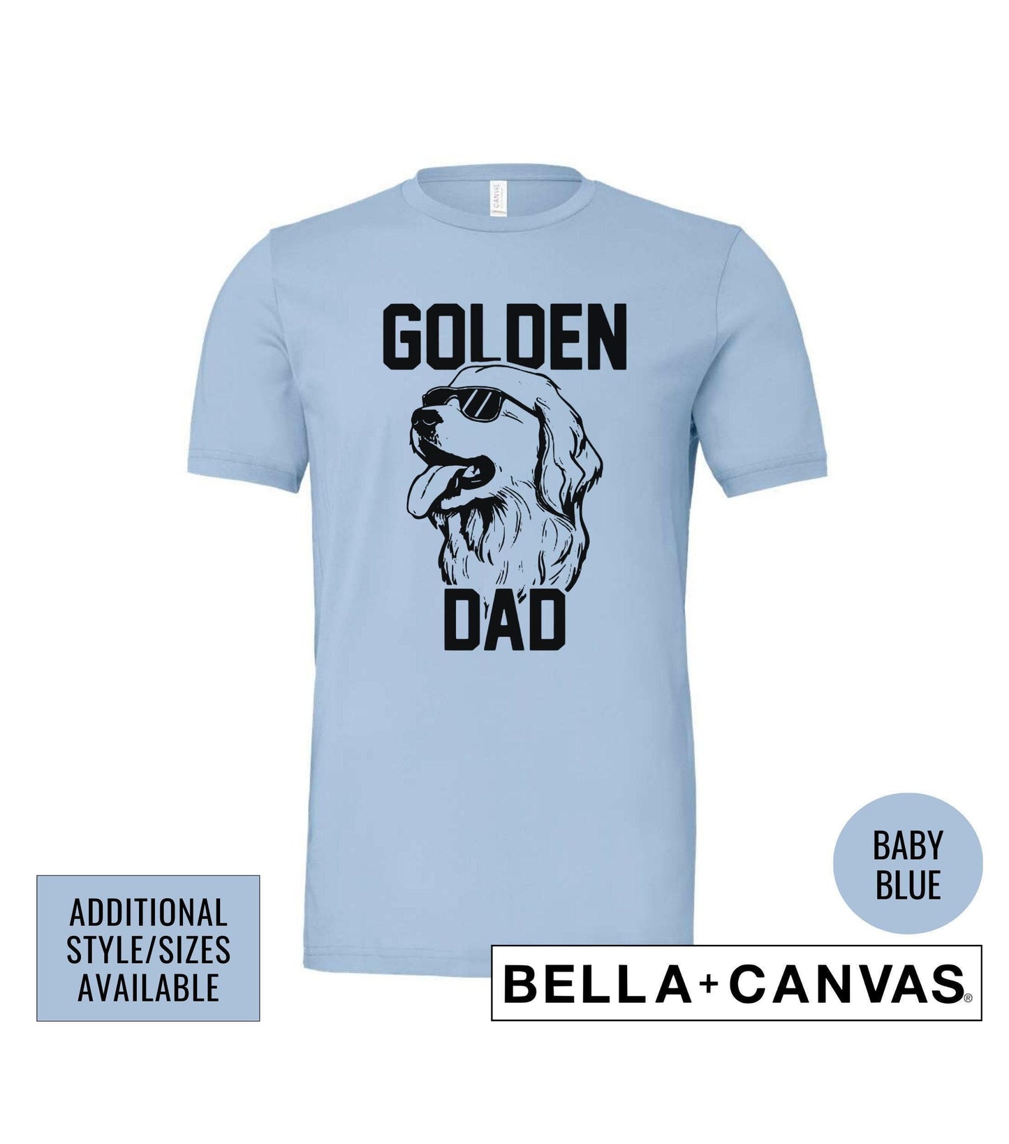 Golden Retriever Dad Men's Graphic T-Shirt