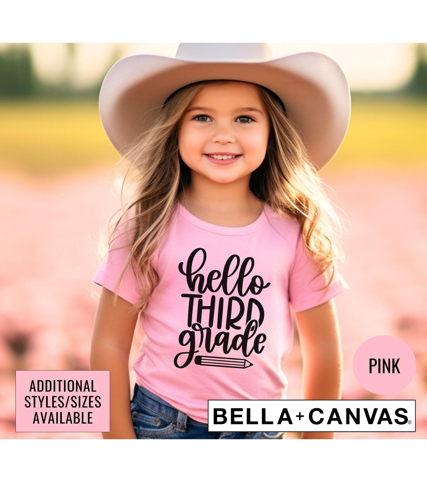 Hello Third Grade Graphic T-Shirt
