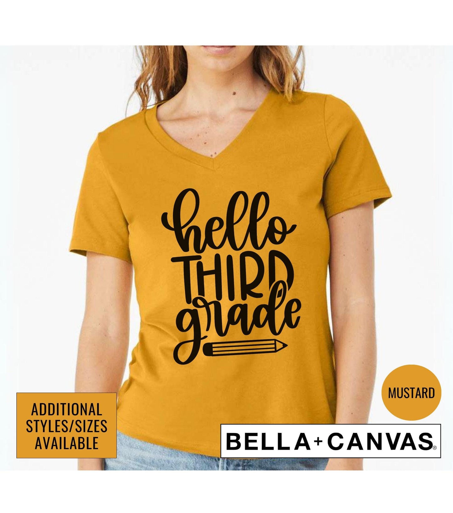 Hello Third Grade Graphic T-Shirt