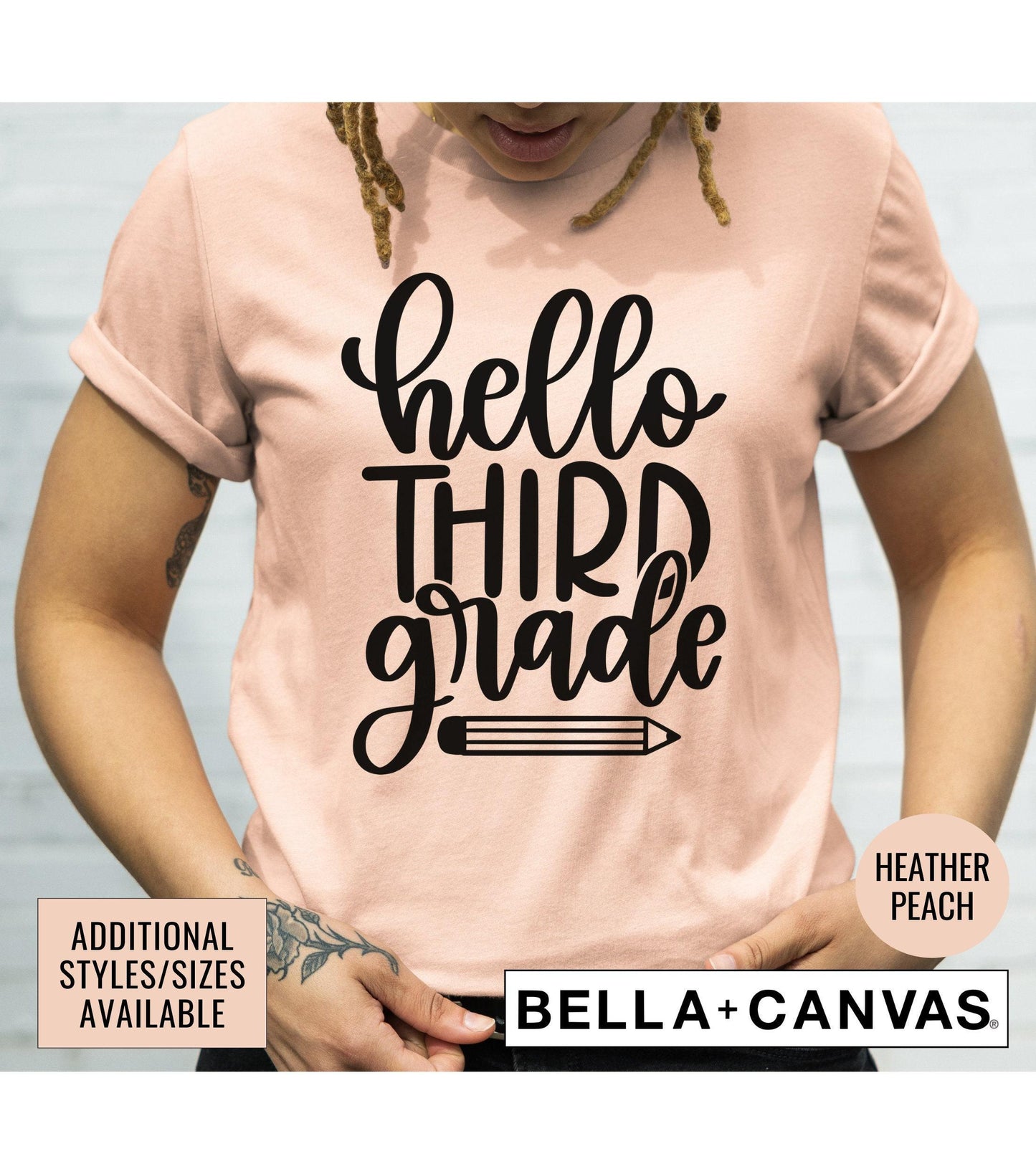Hello Third Grade Graphic T-Shirt