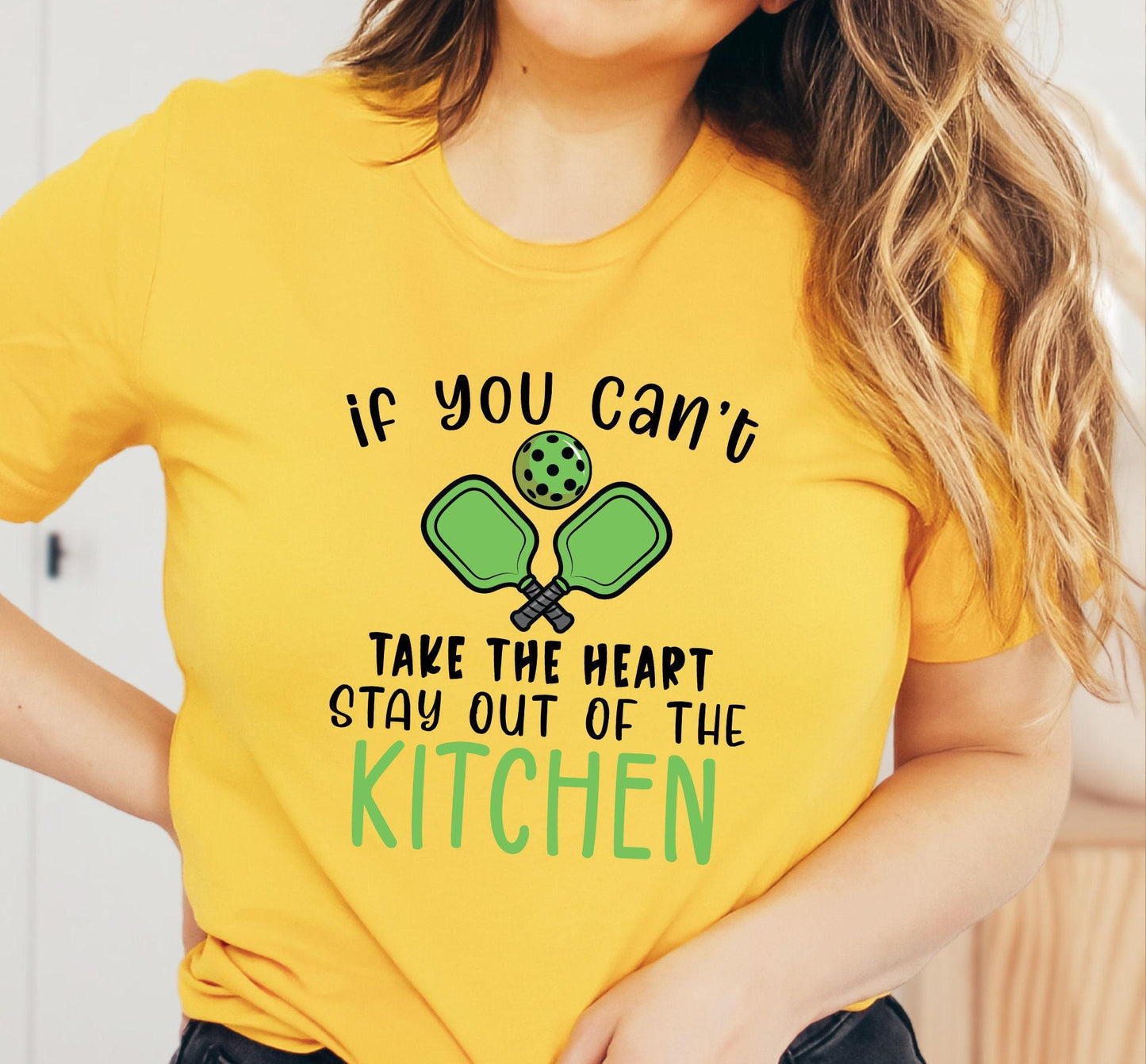 If You Can't Take The Heart Stay Out Of The Kitchen Graphic T-Shirt