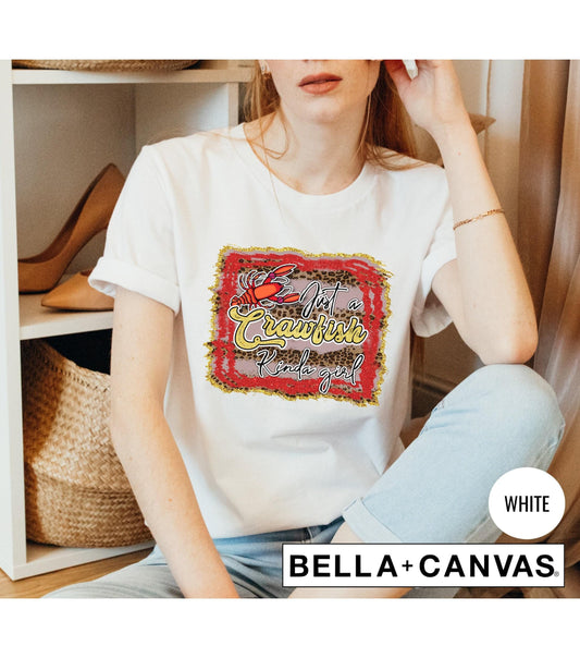 Just A Crawfish Kinda Girl Womens Graphic T-Shirt
