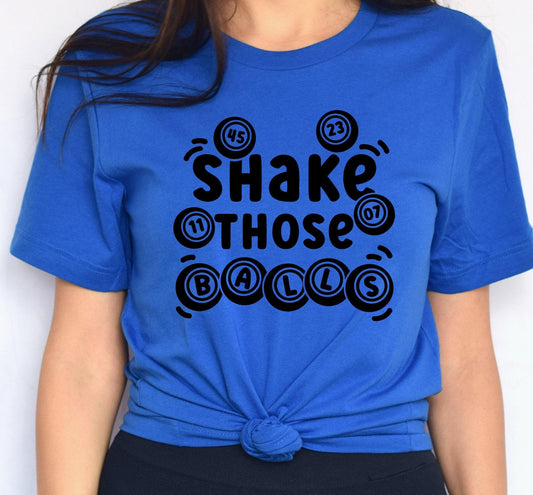 Shake Those Ball Bingo Graphic T-Shirt
