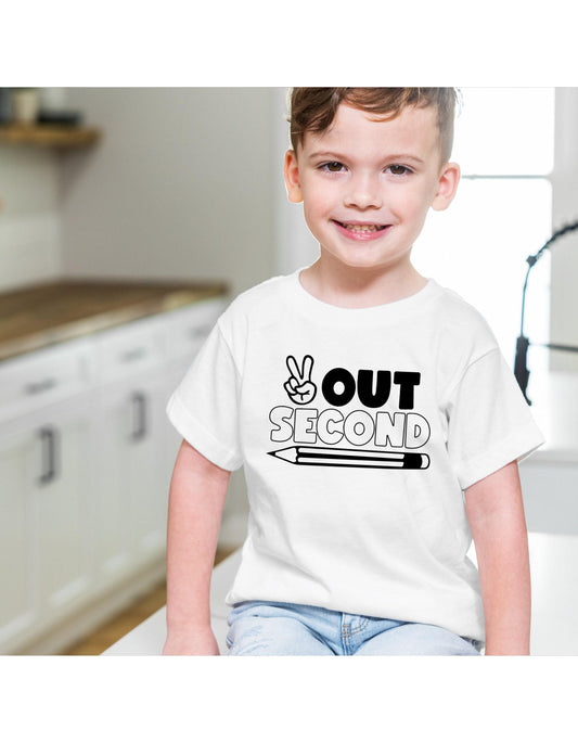 Peace Out 2nd Grade Graphic T-Shirt