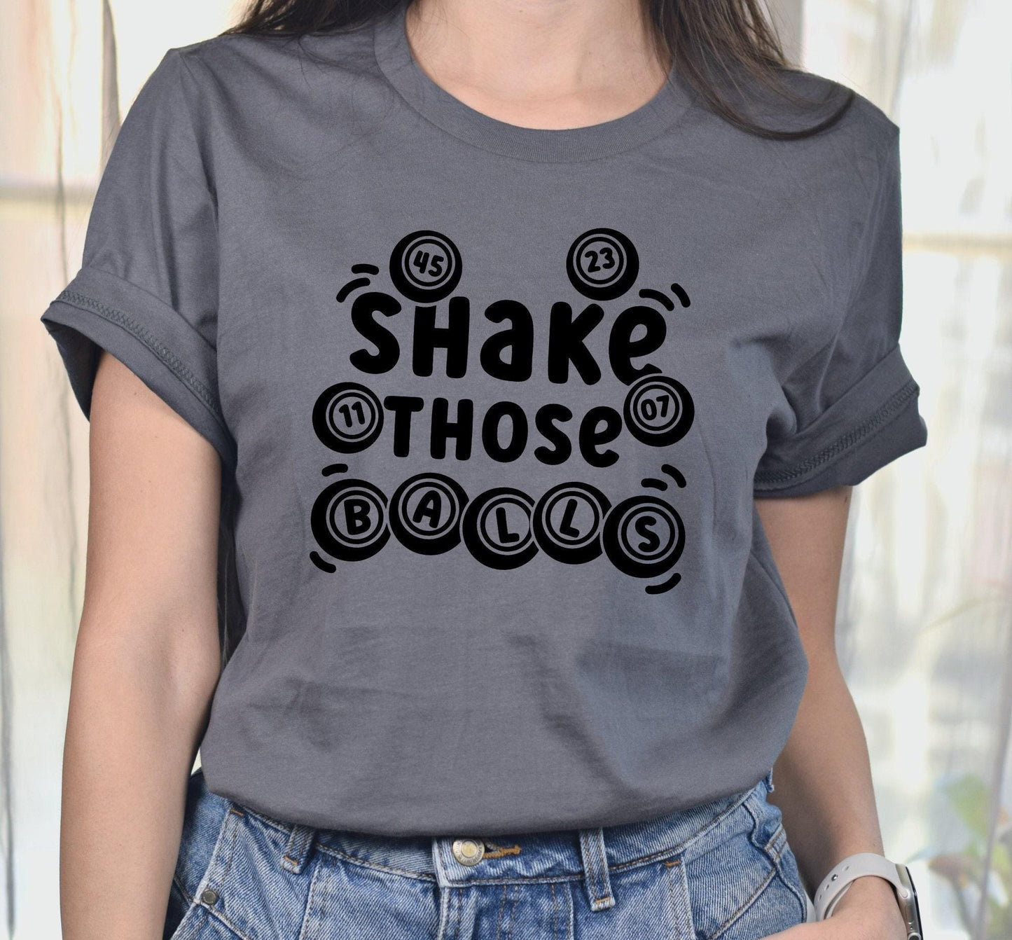Shake Those Ball Bingo Graphic T-Shirt