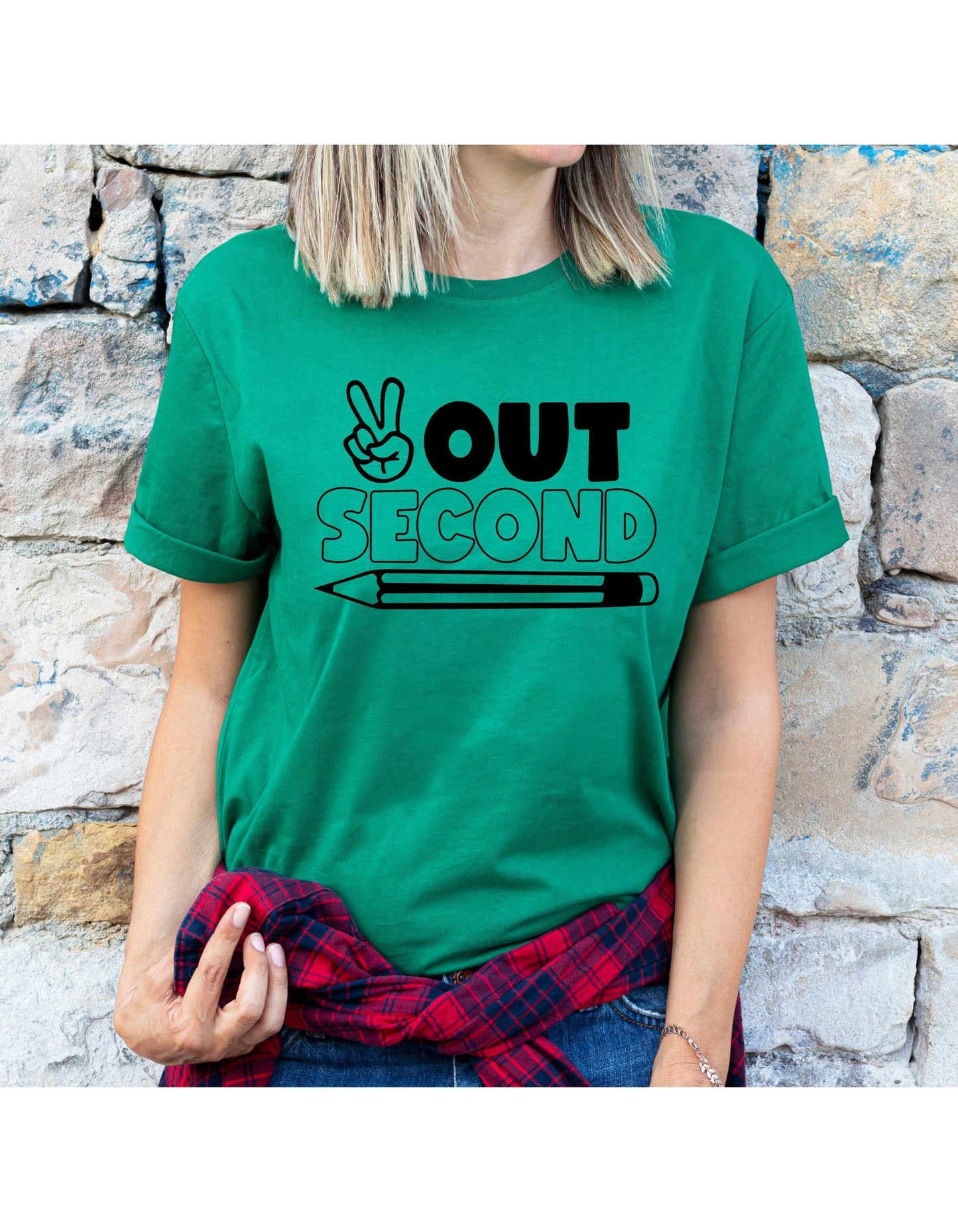 Peace Out 2nd Grade Graphic T-Shirt