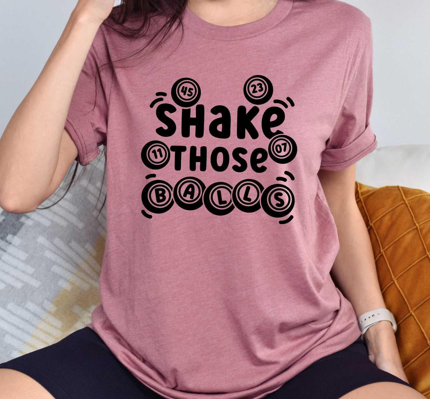 Shake Those Ball Bingo Graphic T-Shirt