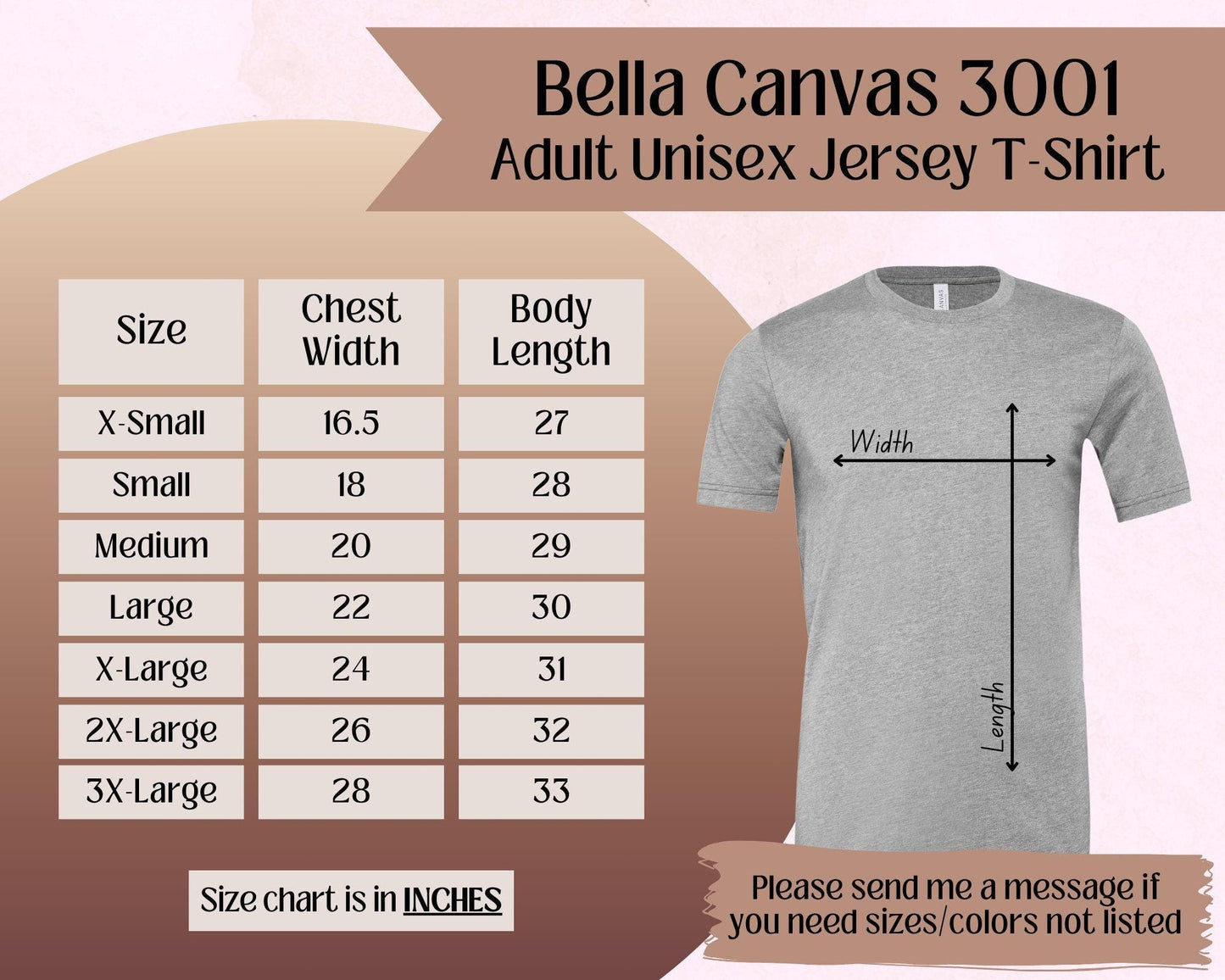 a t - shirt size guide for a men's t - shirt