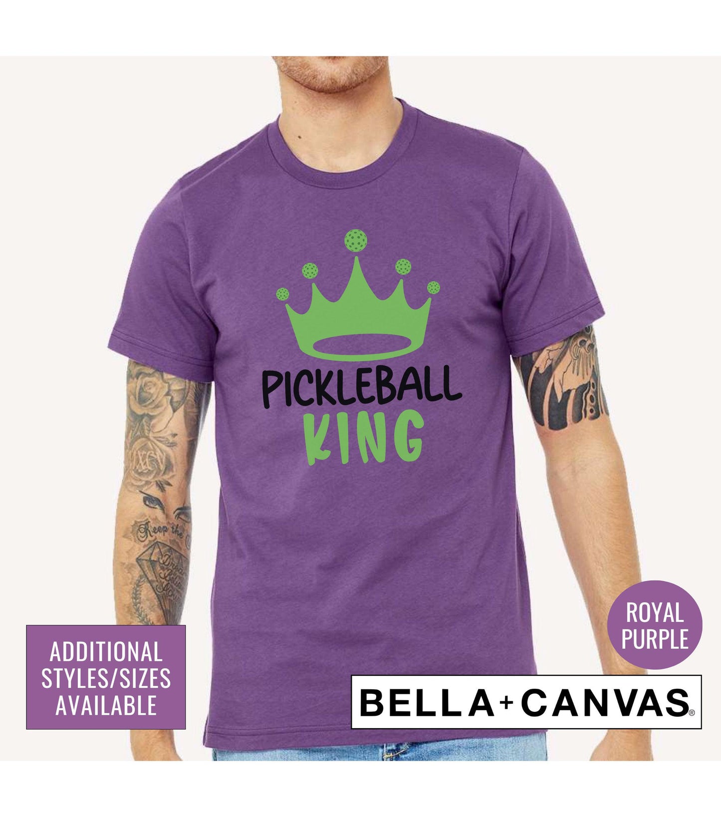 Pickleball King Graphic T-Shirt