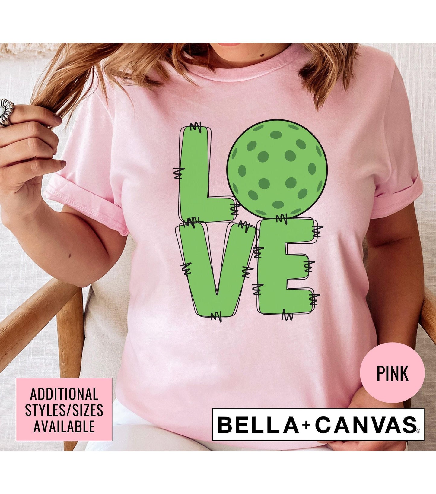 Pickle Ball Love Unisex Graphic T-Shirt