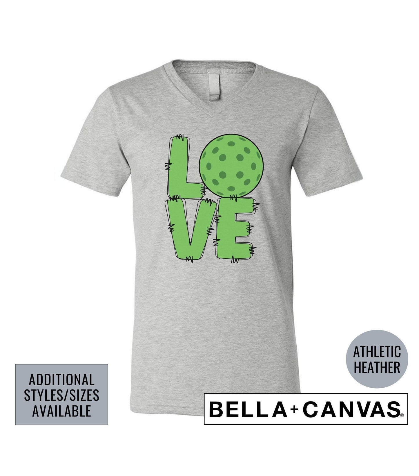 Pickle Ball Love Unisex Graphic T-Shirt