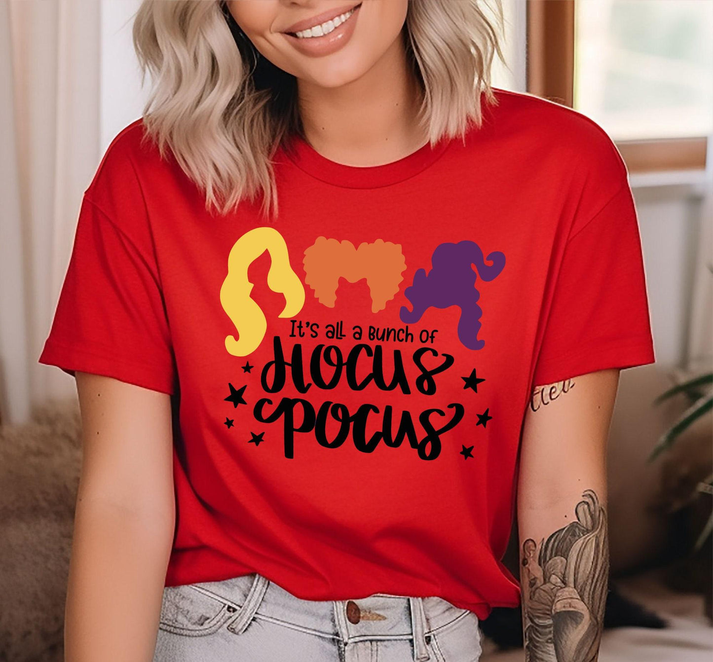 It's All Just A Bunch Of Hocus Pocus Sanderson Sisters Graphic T-Shirt