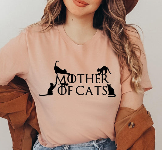 Mother Of Cats Women's Graphic T-Shirt