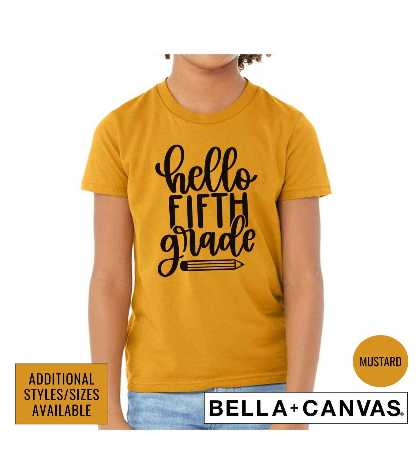 Hello Fifth Grade Graphic T-Shirt