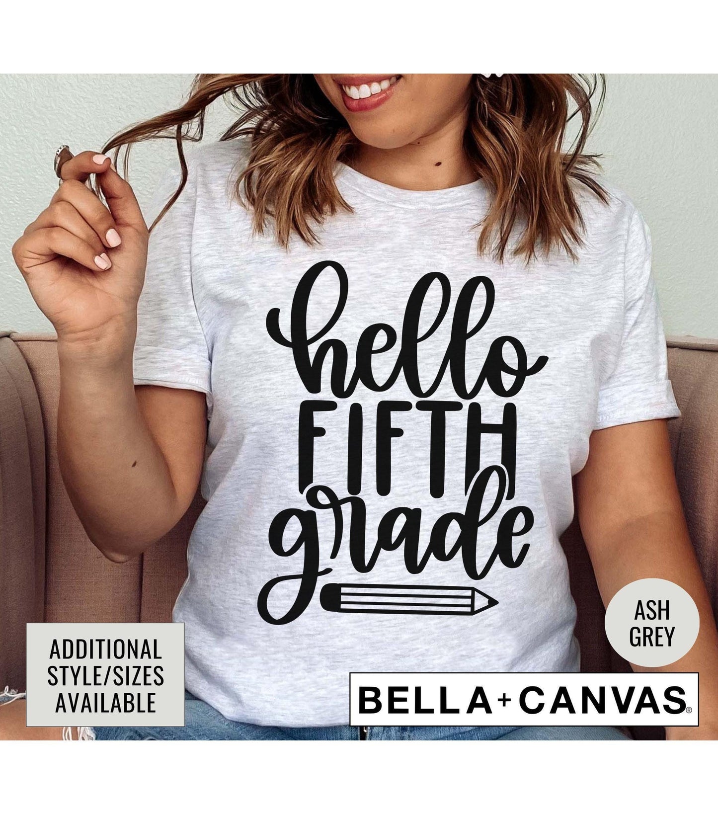 Hello Fifth Grade Graphic T-Shirt