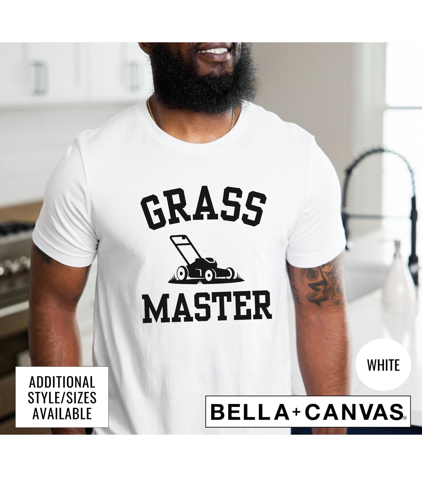 Grass Master Lawn Mower Men's Graphic T-Shirt