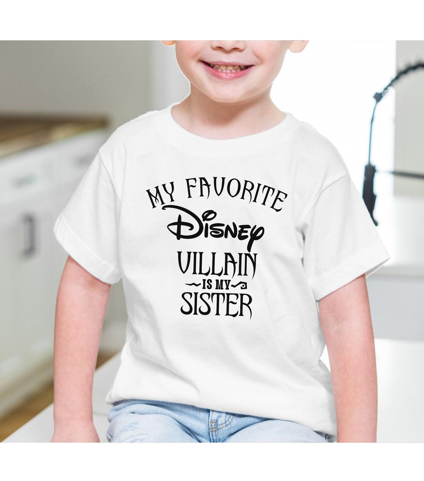 My Favorite Disney Villain Is My Sister Graphic T-Shirt