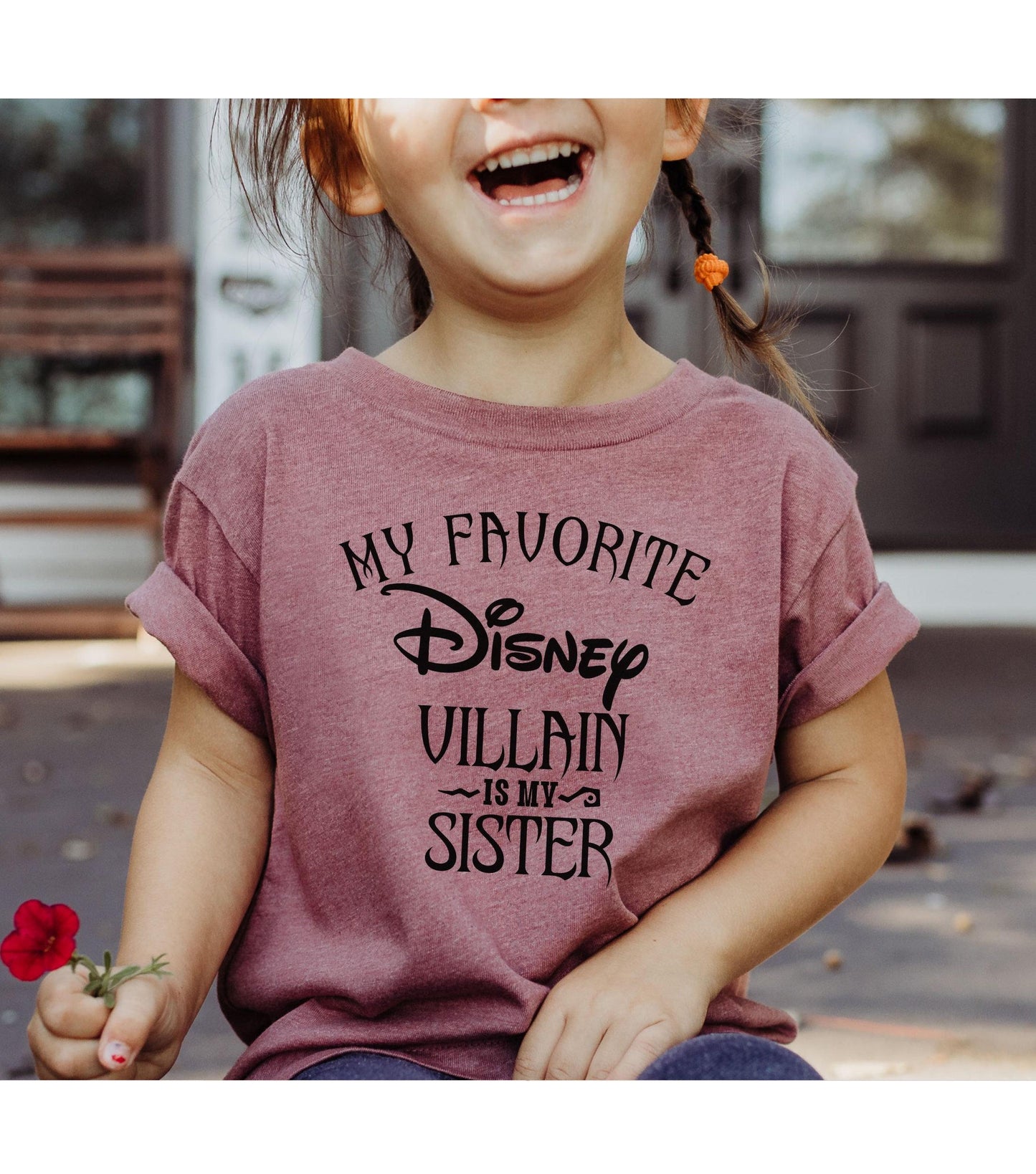 My Favorite Disney Villain Is My Sister Graphic T-Shirt