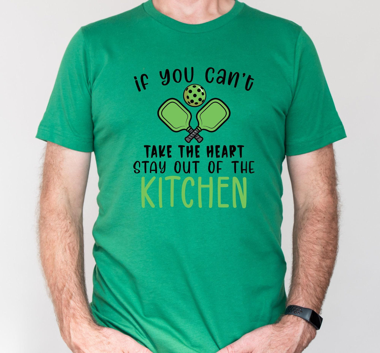 If You Can't Take The Heart Stay Out Of The Kitchen Graphic T-Shirt