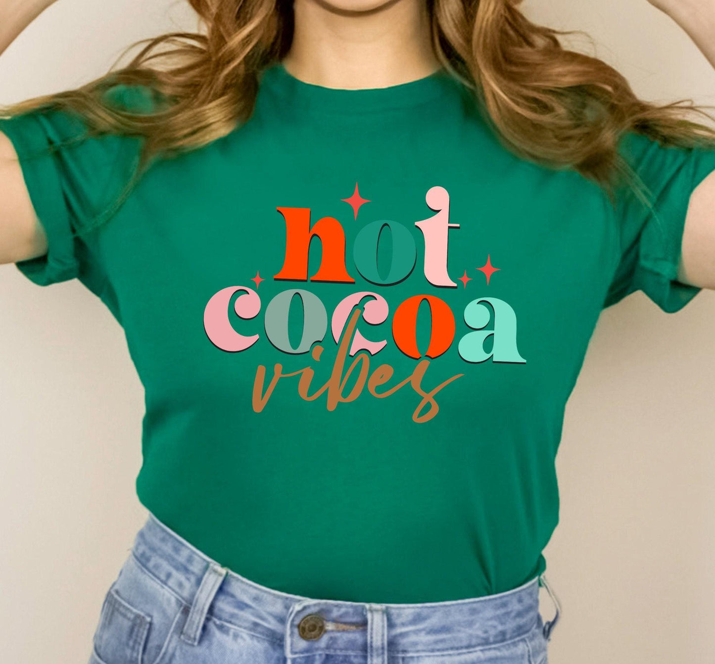 Hot Cocoa Vibes Graphic T-Shirt