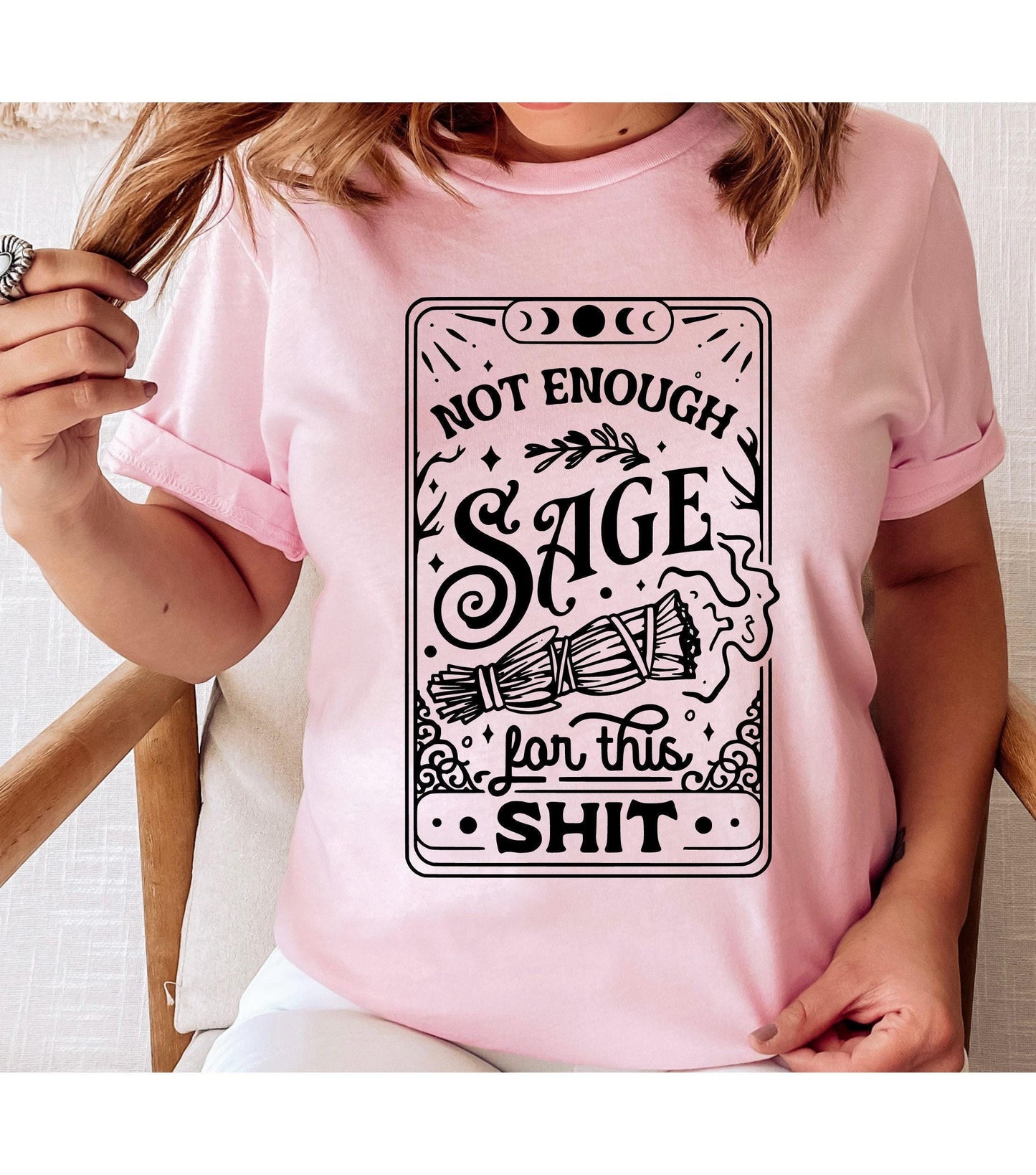 Not Enough Sage For This Shit Skeleton Women's Graphic T-Shirt