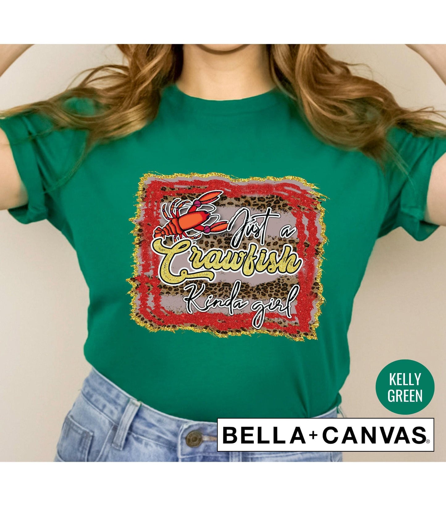 Just A Crawfish Kinda Girl Womens Graphic T-Shirt