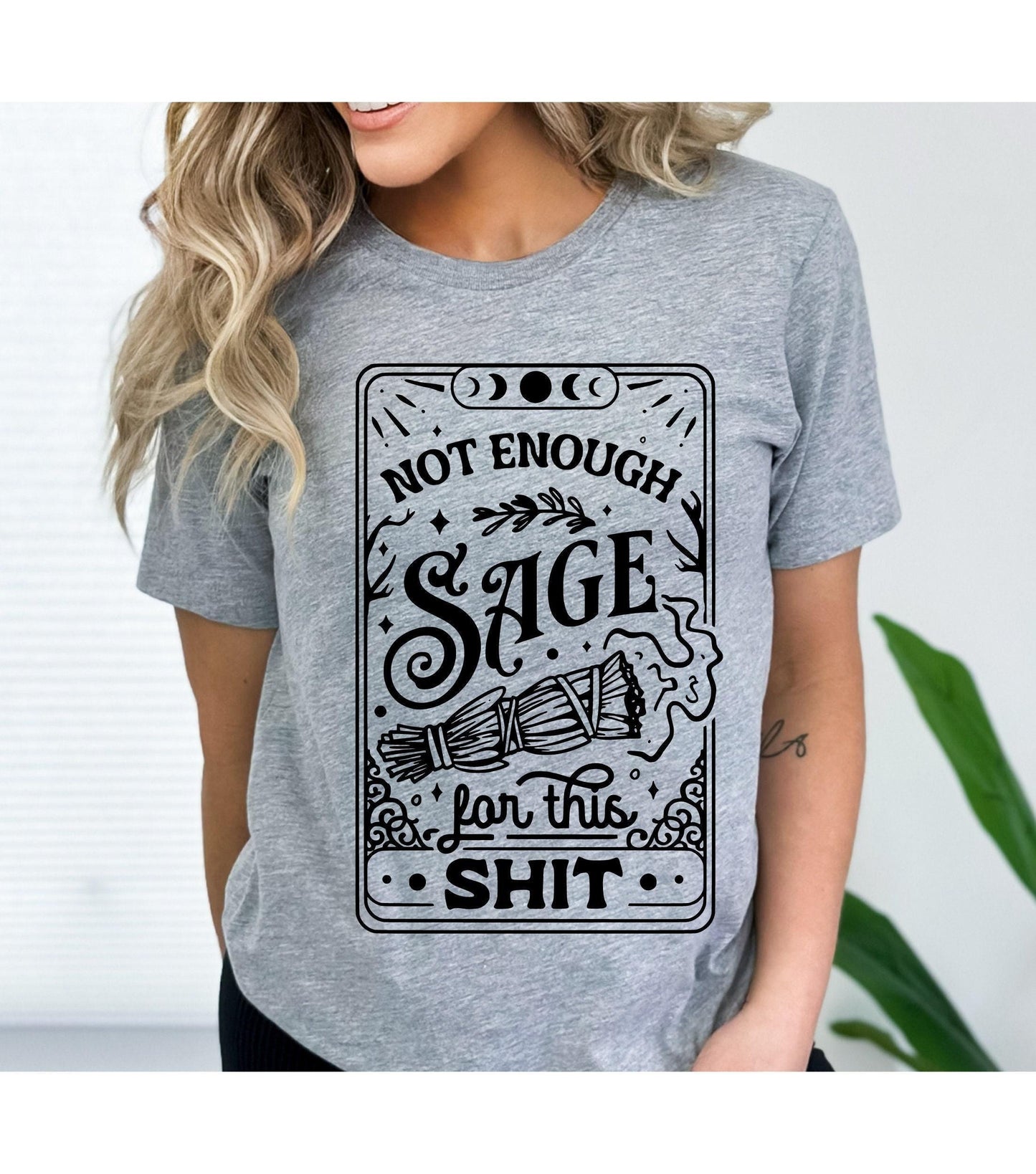 Not Enough Sage For This Shit Skeleton Women's Graphic T-Shirt