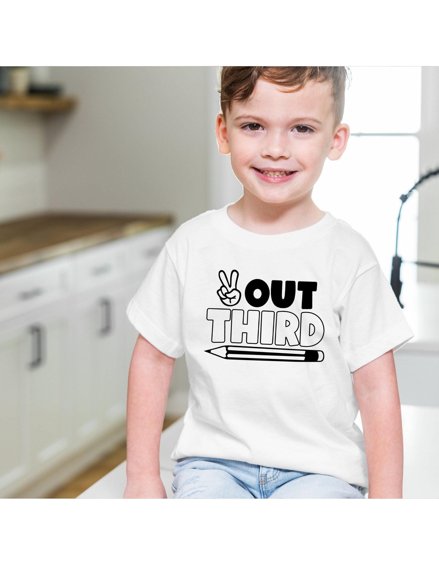 Peace Out 3rd Grade Graphic T-Shirt