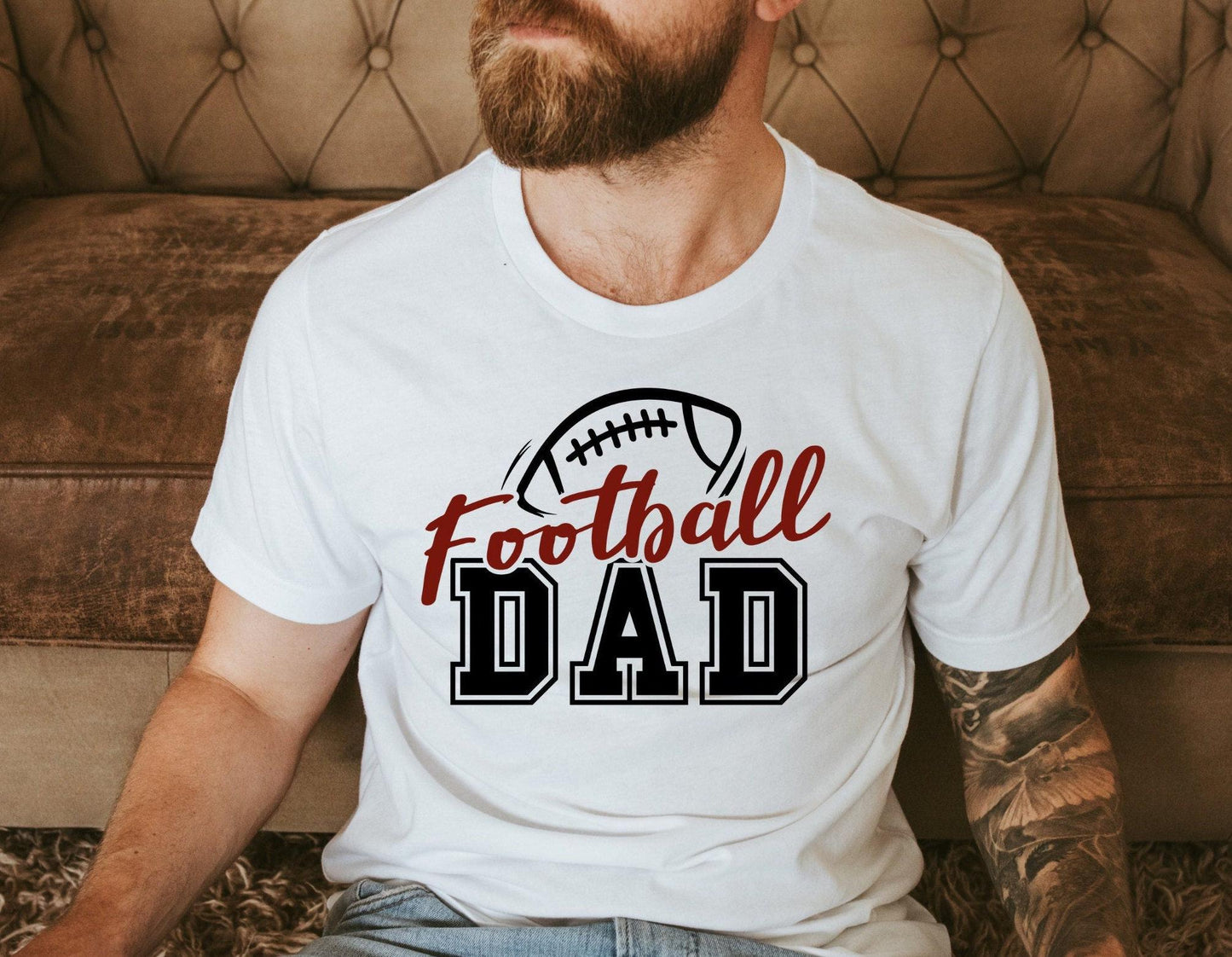 Football Dad Men's Graphic T-Shirt