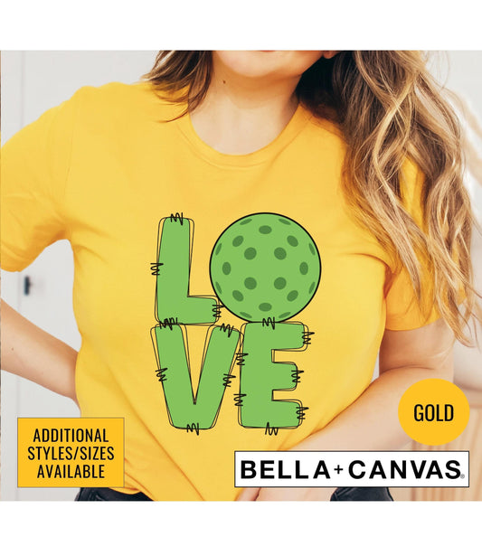 Pickle Ball Love Unisex Graphic T-Shirt