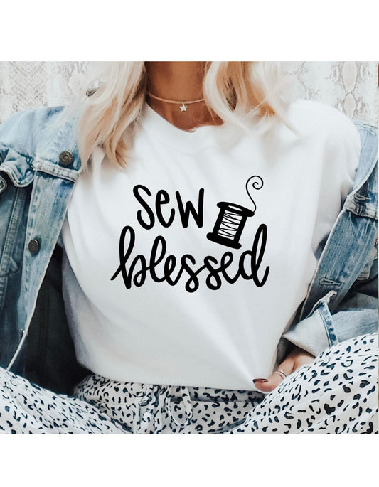 Sew Blessed Women's Graphic T-Shirt