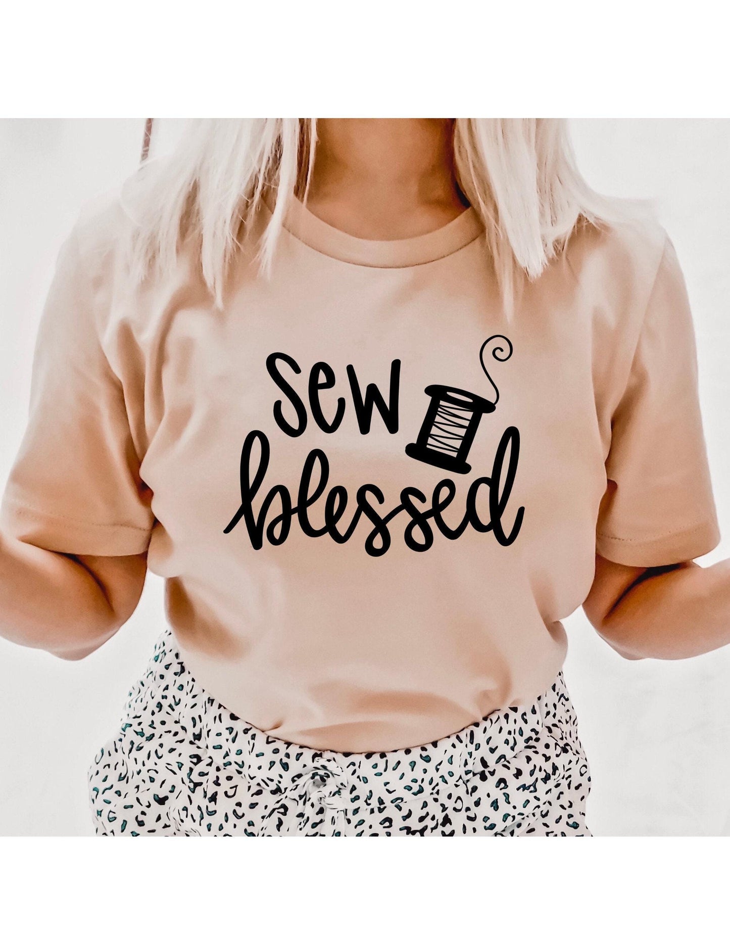 Sew Blessed Women's Graphic T-Shirt