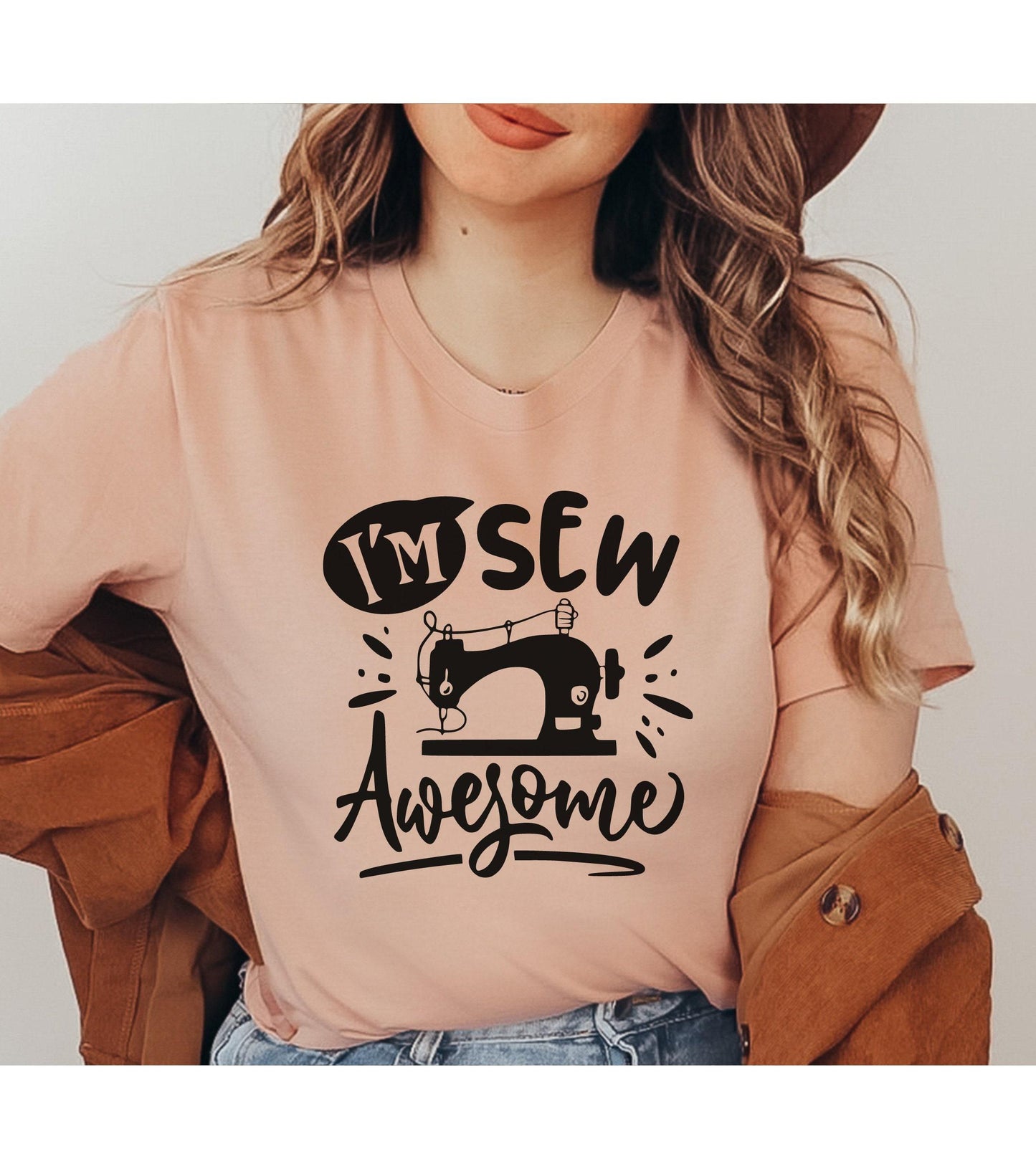 I'm Sew Awesome Sewing Machine Women's Graphic T-Shirt