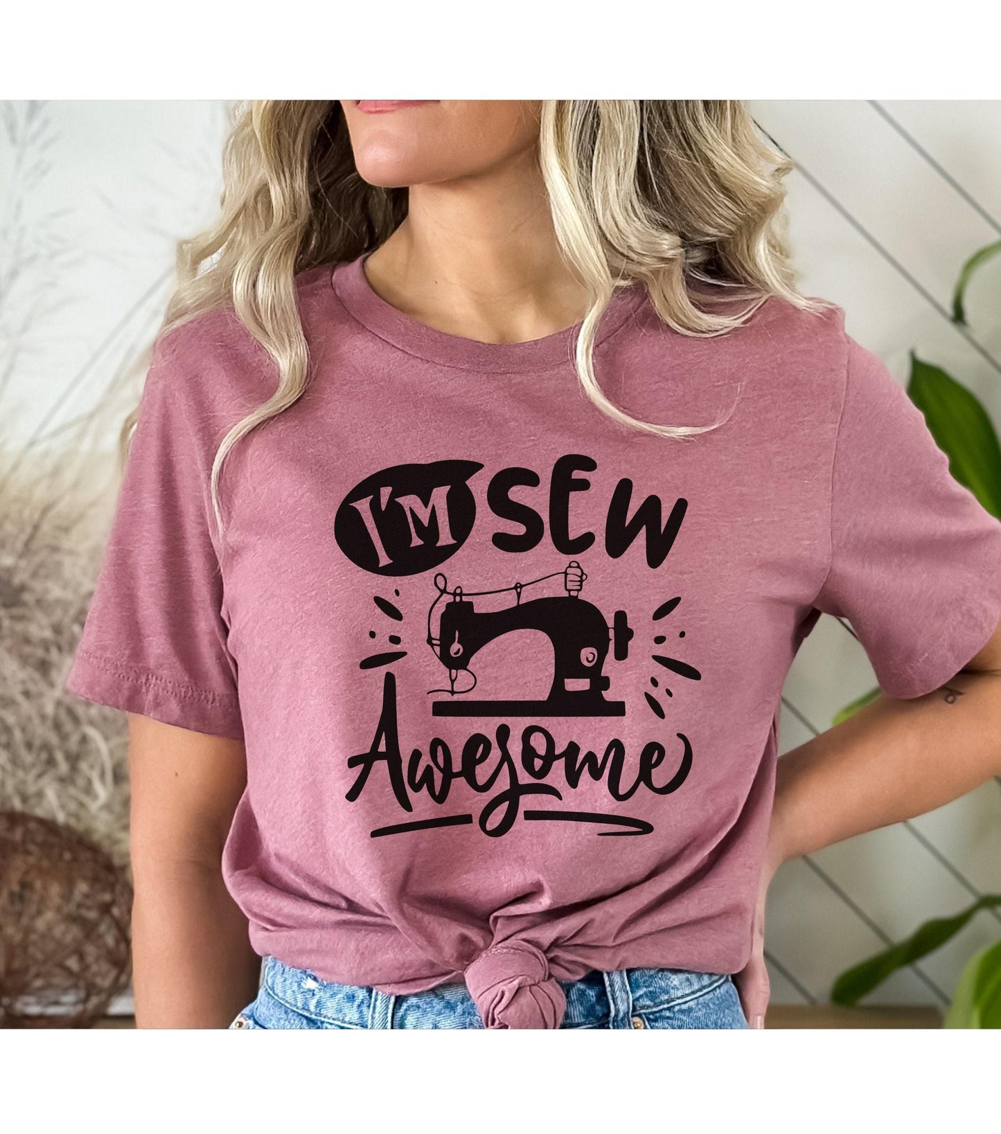 I'm Sew Awesome Sewing Machine Women's Graphic T-Shirt