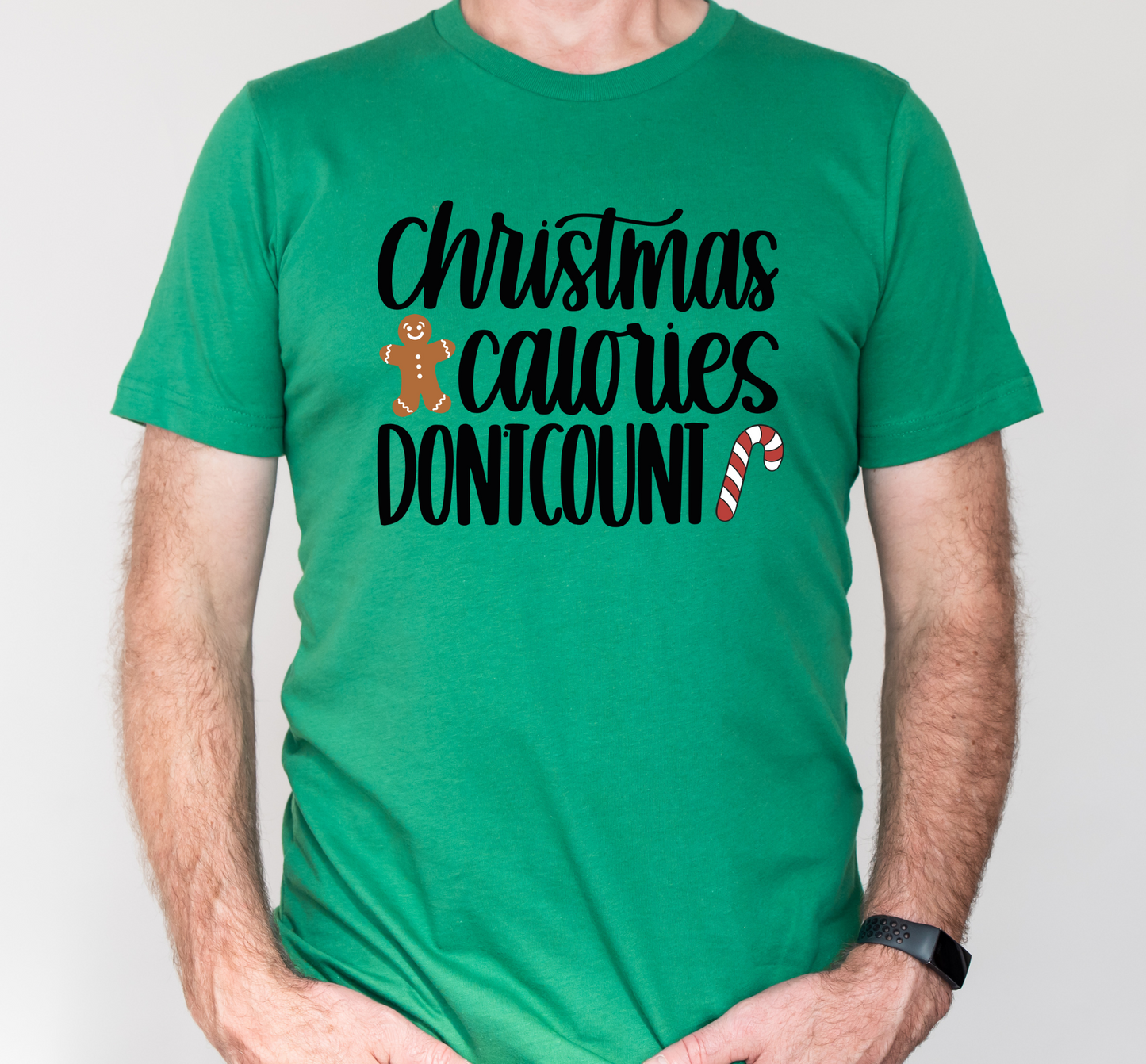 Christmas Calories Don't Count Graphic T-Shirt