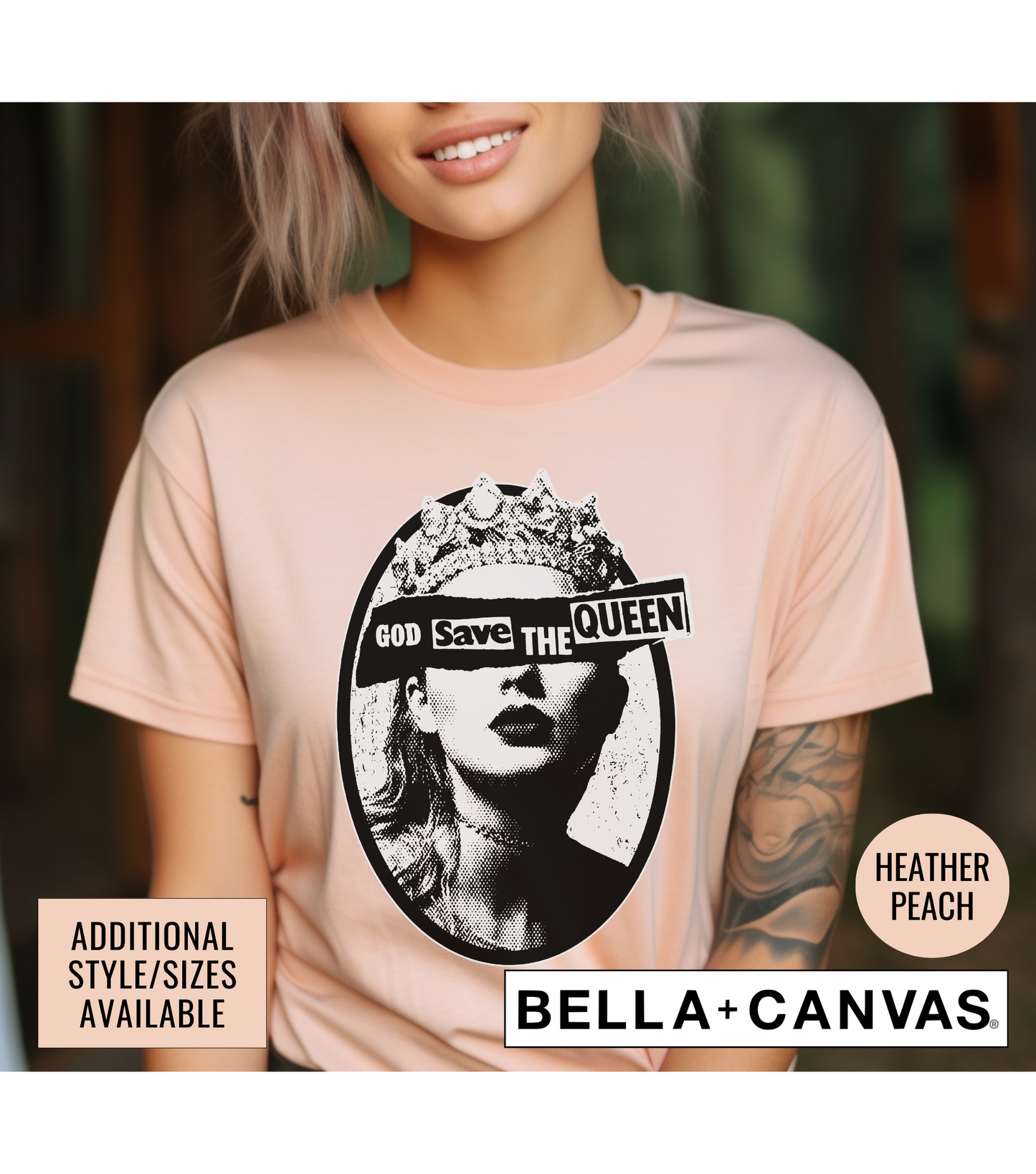 God Save The Queen Taylor Swift Graphic T-Shirt