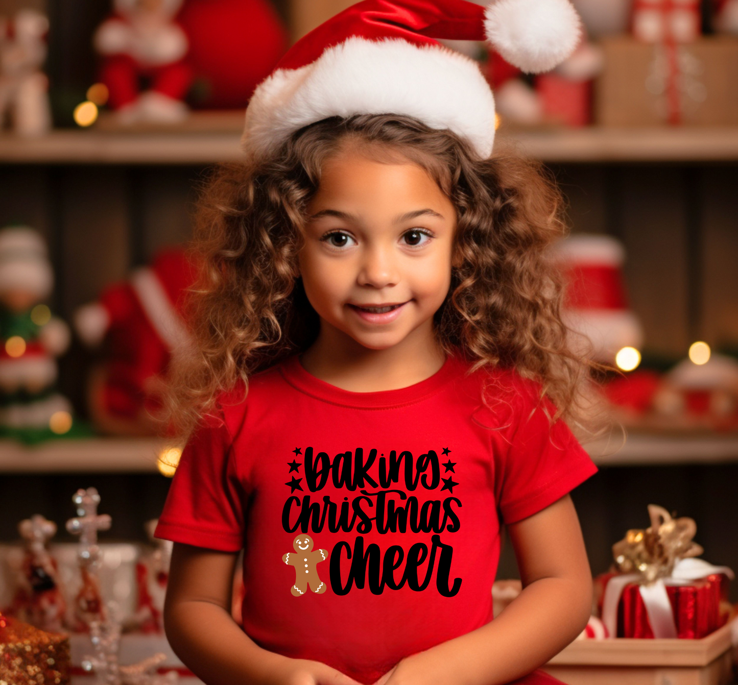 Baking Christmas Cheer Graphic T-Shirt