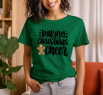 Baking Christmas Cheer Graphic T-Shirt