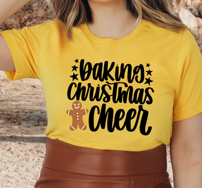 Baking Christmas Cheer Graphic T-Shirt