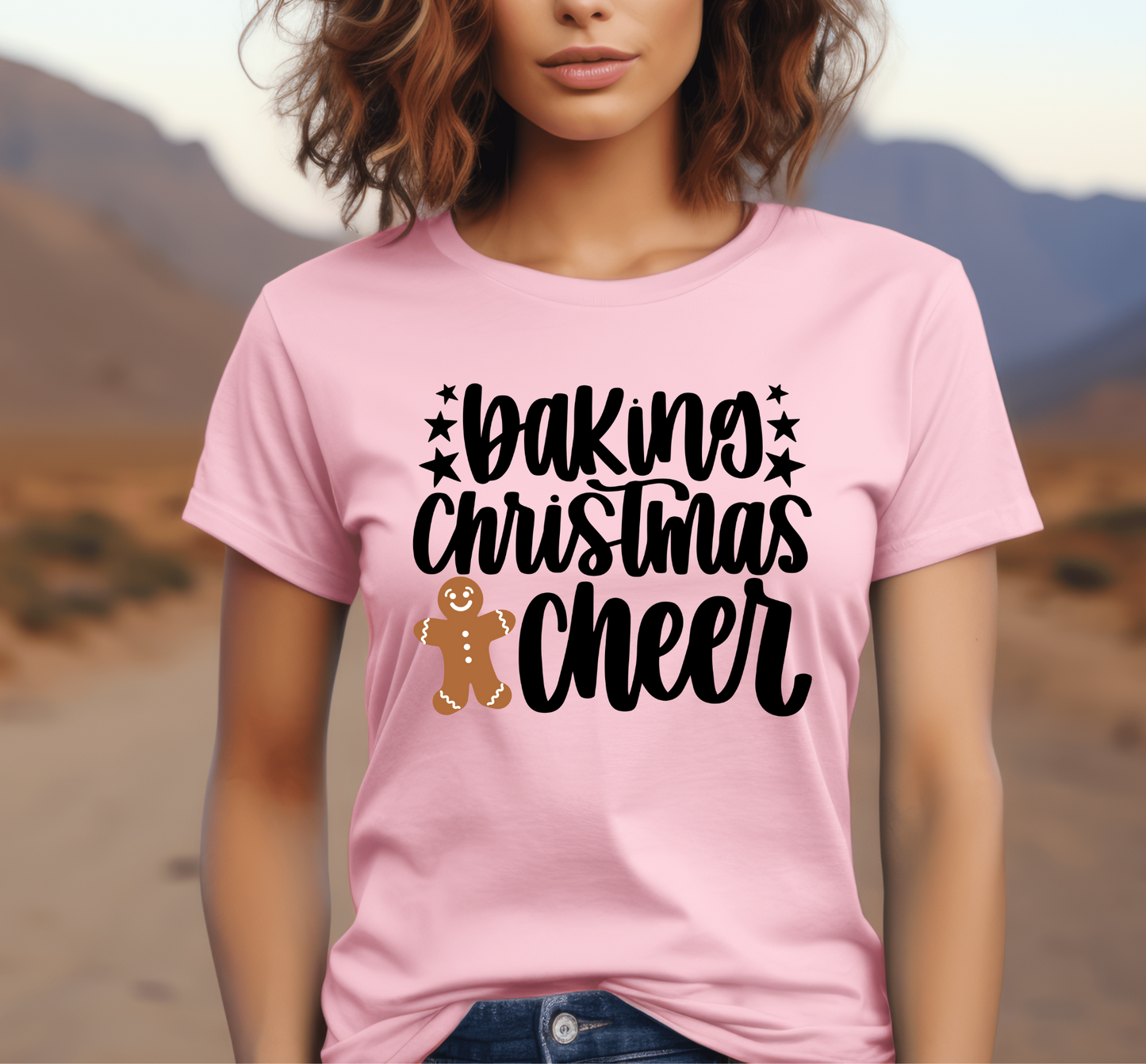 Baking Christmas Cheer Graphic T-Shirt