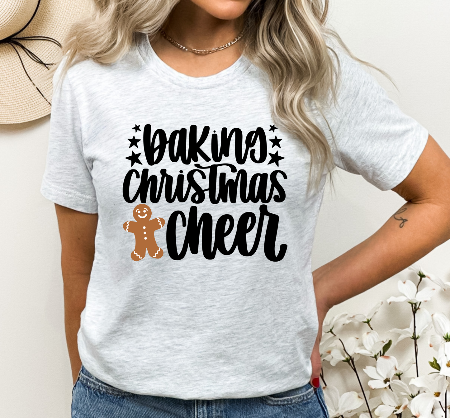 Baking Christmas Cheer Graphic T-Shirt