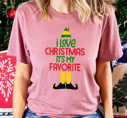 I Love Christmas Its My Favorite Graphic T-Shirt