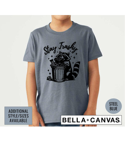 Stay Trashy Weird Presents Raccoon Meme Graphic T-Shirt