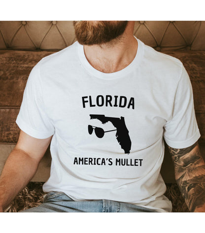 Florida America's Mullet Graphic T-Shirt