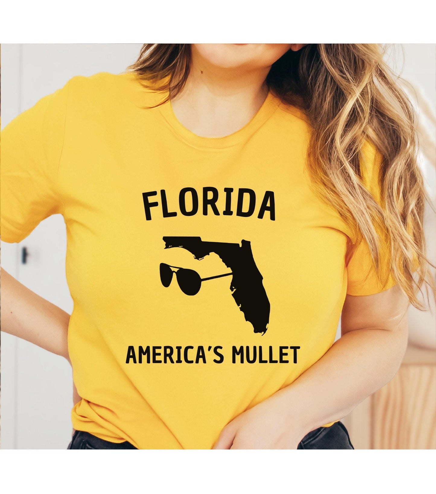 Florida America's Mullet Graphic T-Shirt