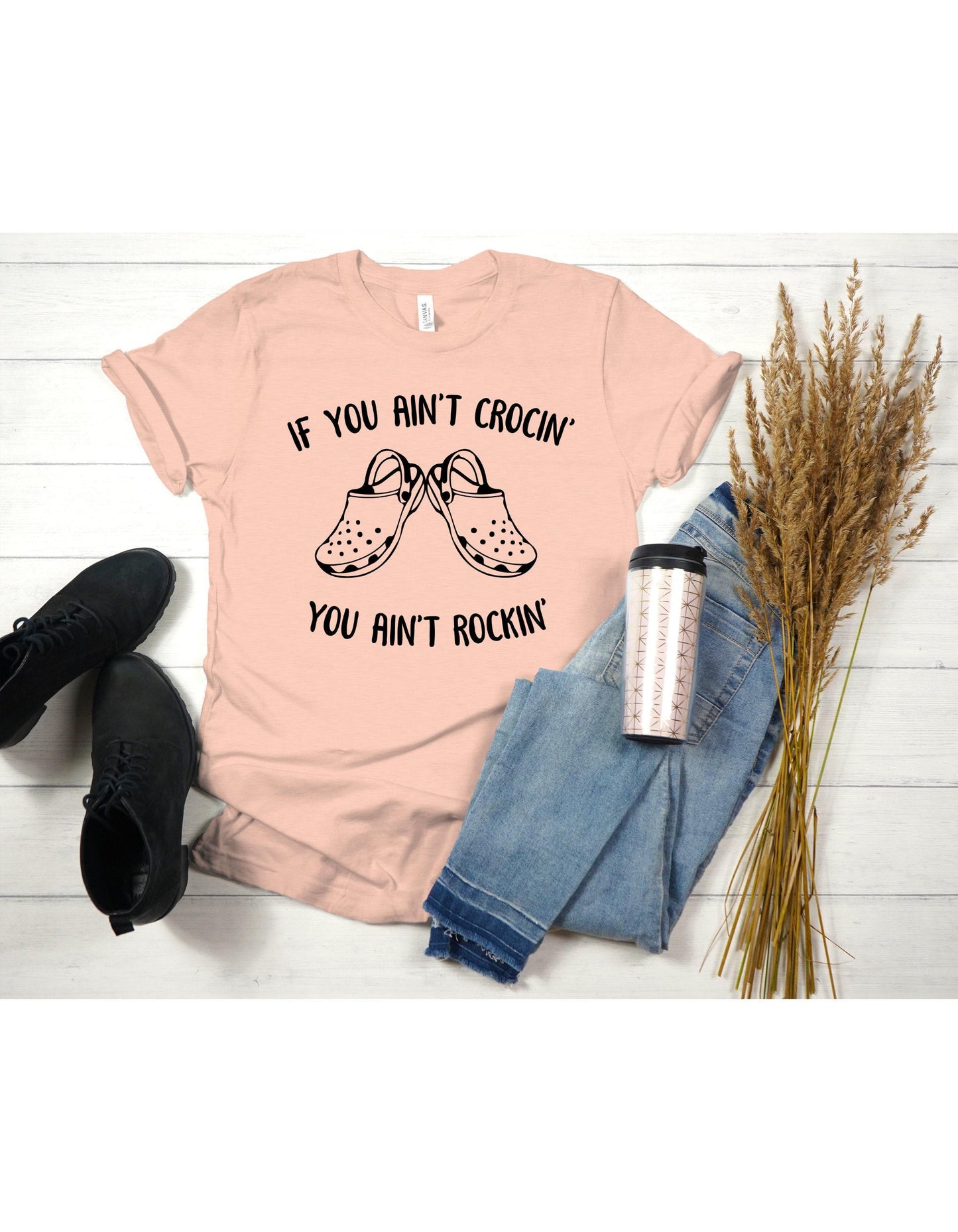 If You Ain't Crocin' You Ain't Rockin' Graphic T-Shirt