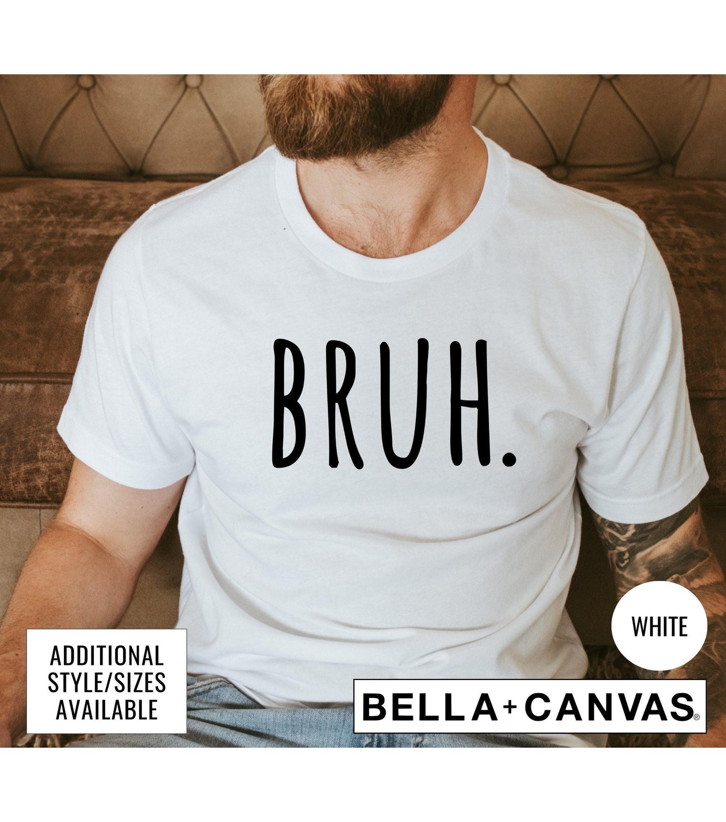 Bruh Quote Graphic T-Shirt