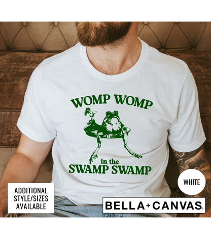 Womp Womp In The Swamp Swamp Frog Graphic T-Shirt