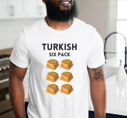 Turkish Six Pack Baklava Graphic T-Shirt